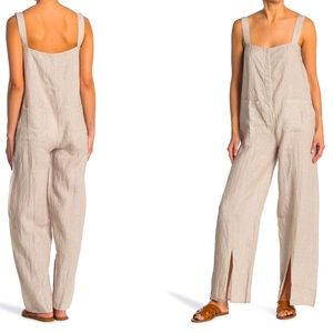 WeWoreWhat TAN Loose Linen Jumper! NWT xs